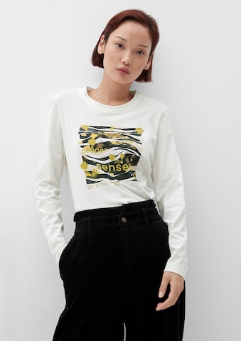 T-shirt s.Oliver en beige : devant