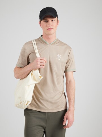 EA7 Emporio Armani Funkčné tričko - Béžová: predná strana