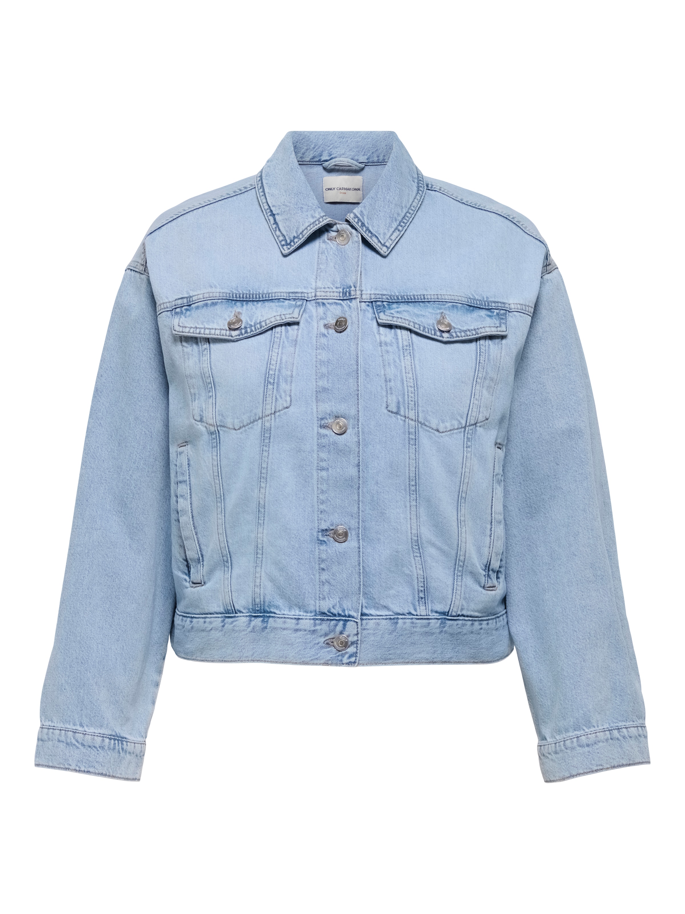 ONLY Carmakoma Between-Season Jacket in Blue: front