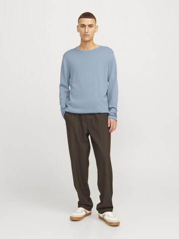JACK & JONES Regular Fit Pullover 'JJEleo' in Blau