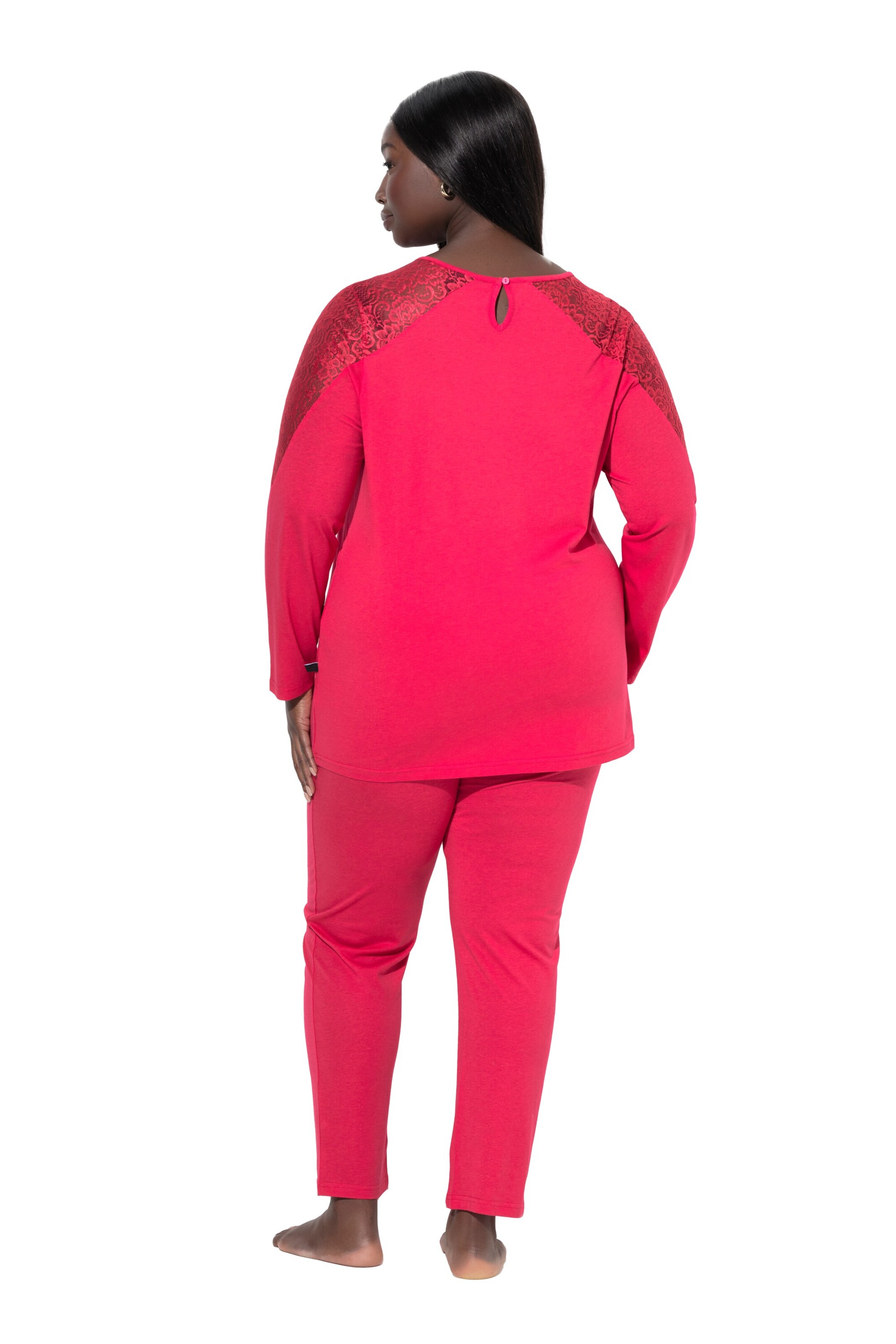 Ulla Popken Pyjama in Roze