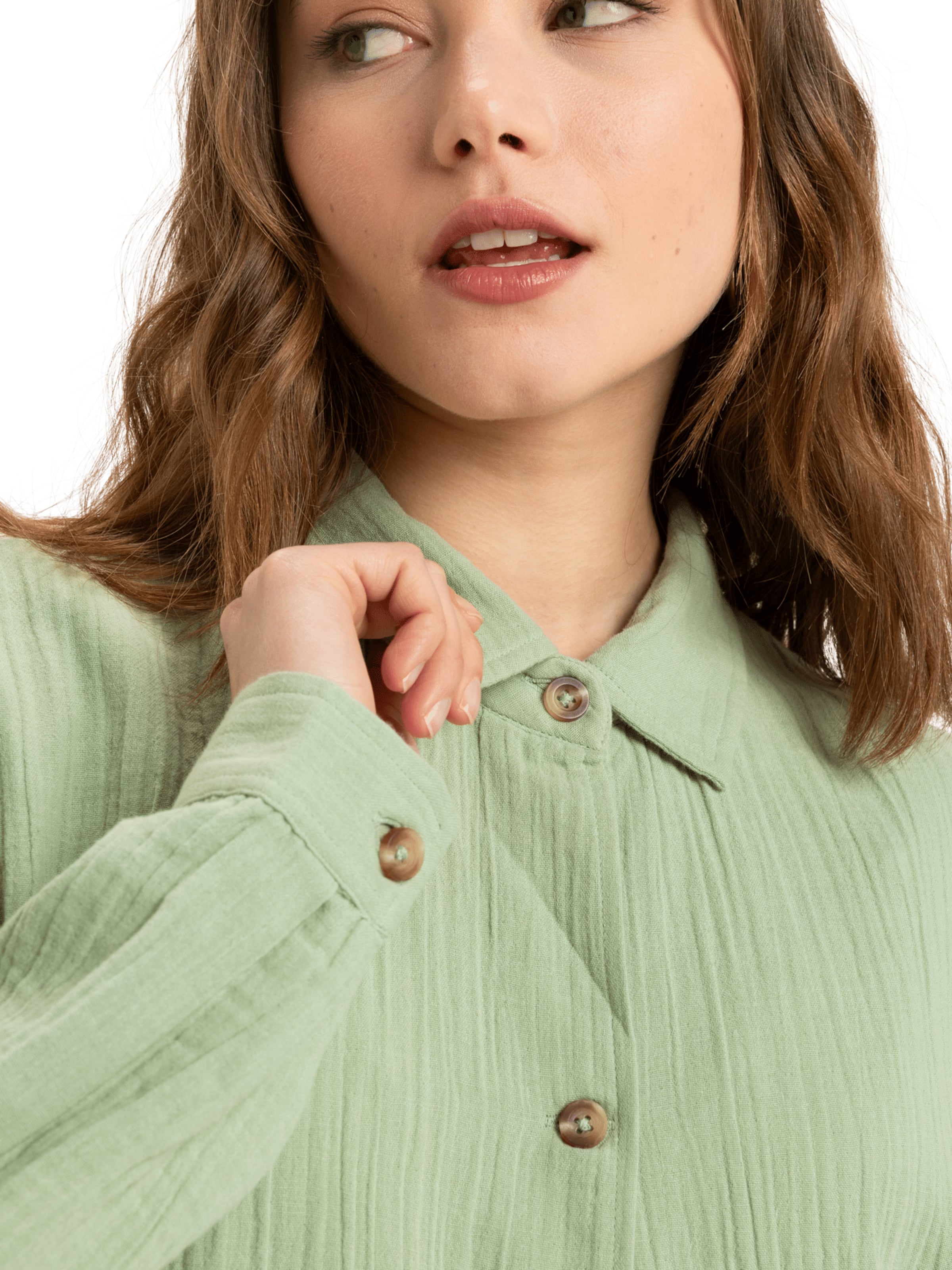 ROXY Блуза 'Morning Time' в зелено