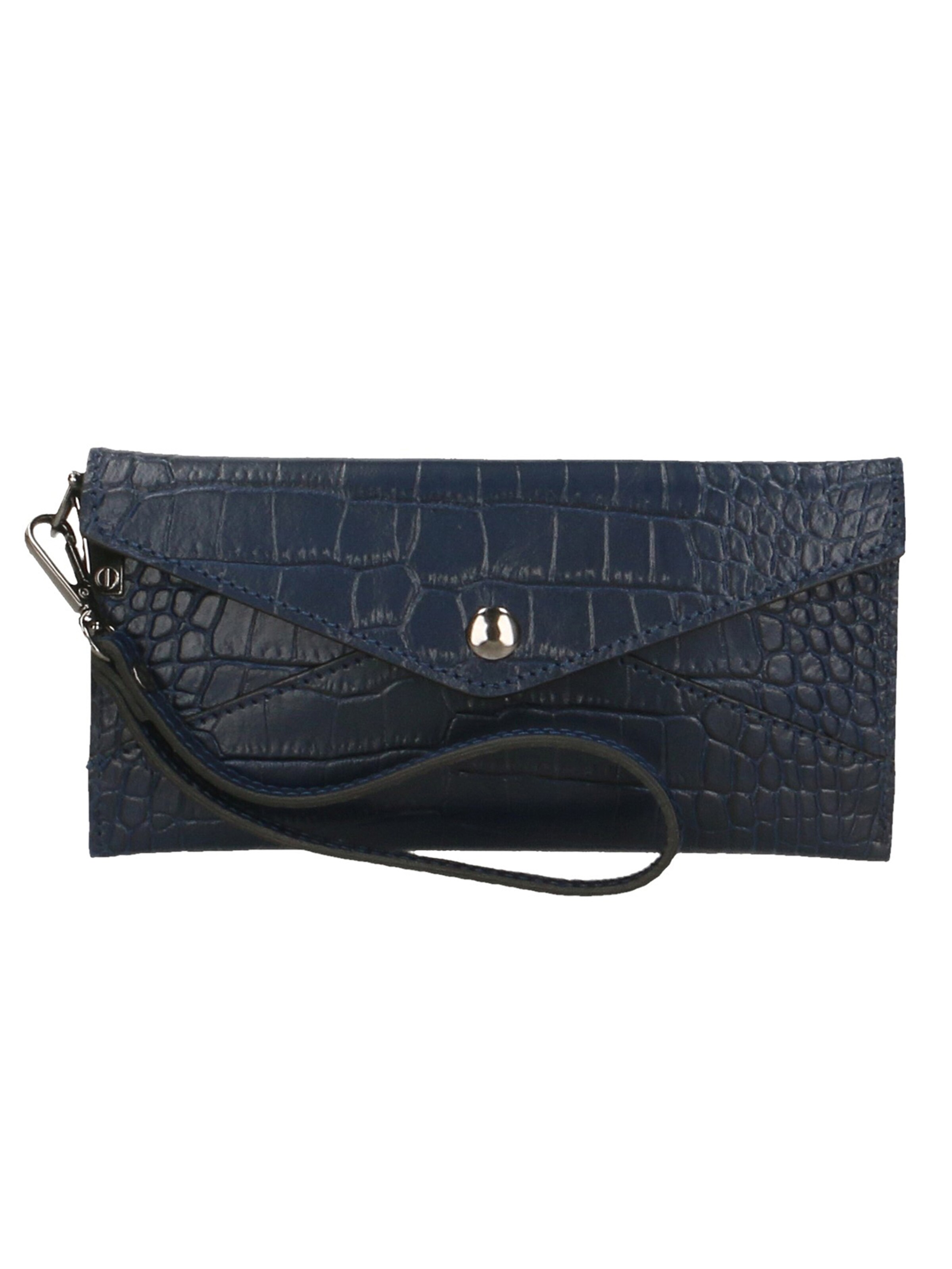 Pochette 'Borsetta Portafoglio Noemy Pelle Stampa Coccodrillo Made in Italy' di Gave Lux in blu