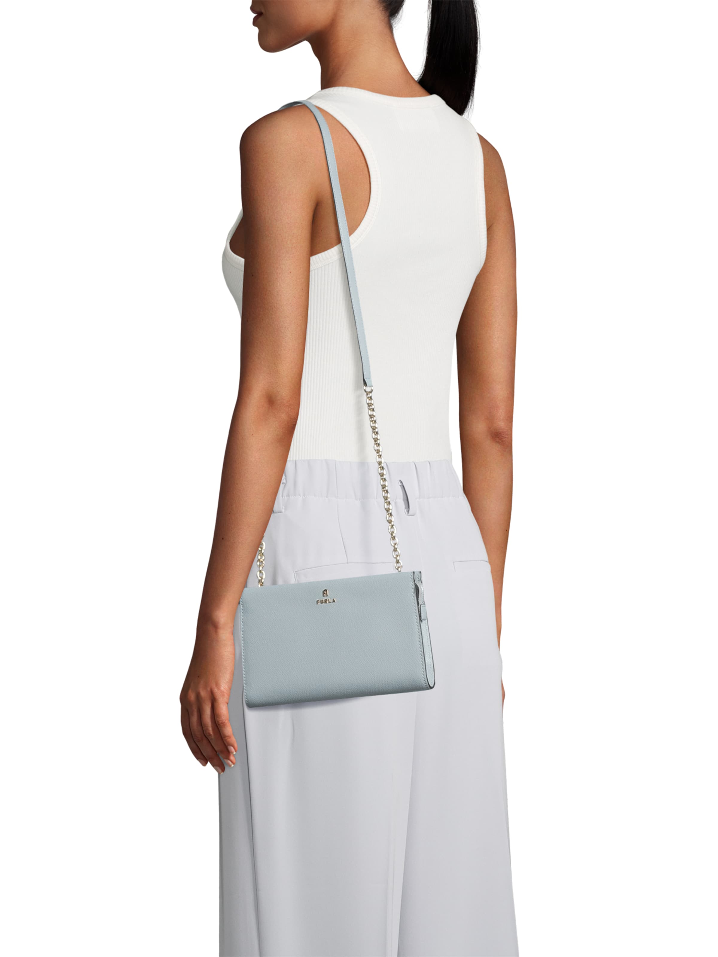 FURLA Τσάντα ώμου 'CAMELIA' σε μπλε: μπροστά