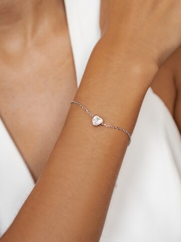 Braccialetto 'Shiny Love' di Hey Happiness in argento