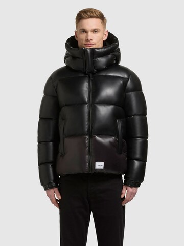 khujo Winter jacket 'George' in Black: front