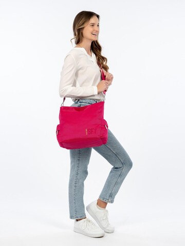 Suri Frey Pouch 'Sports Marry' in Pink: front