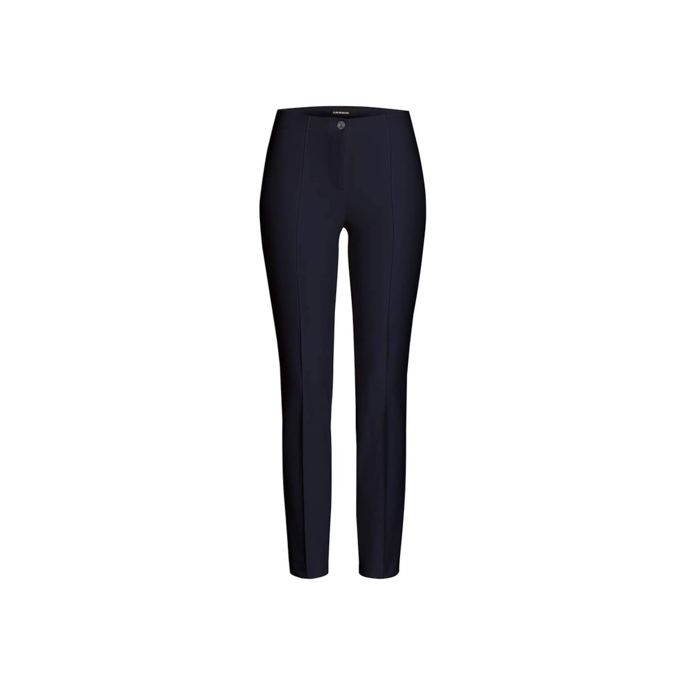 Cambio Skinny Trousers in Blue: front