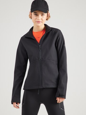 4F Αθλητικό μπουφάν σε μαύρο: μπροστά