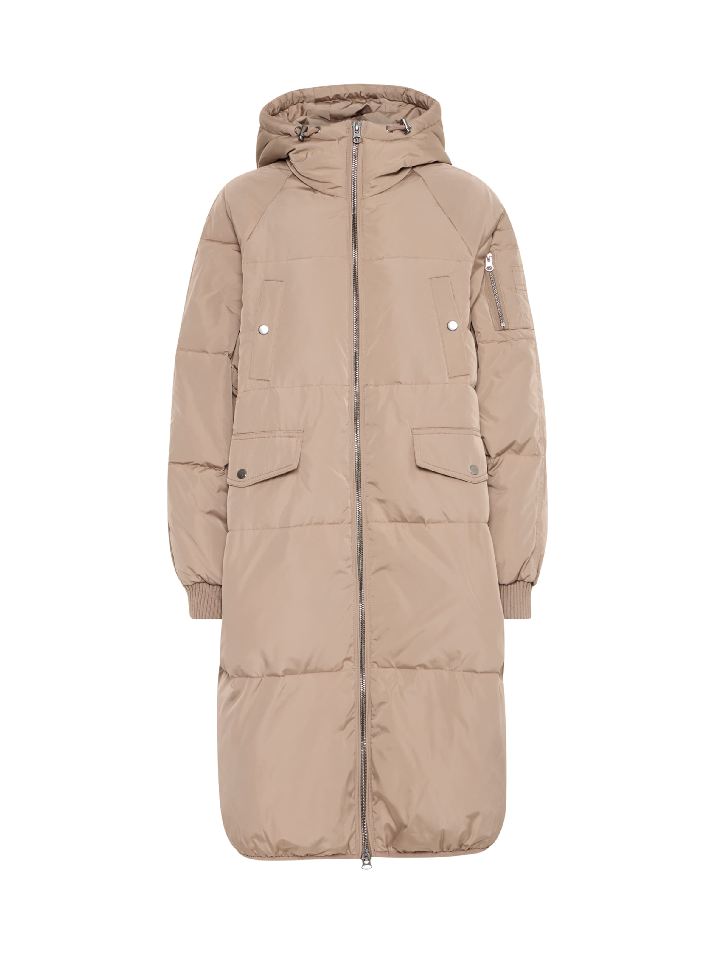 Cappotto invernale 'Bunala' di ICHI in grigio: frontale