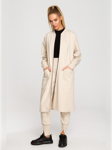 made of emotion - Sudadera con cremallera en beige