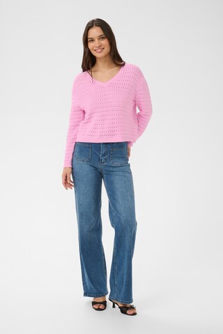 Kaffe Sweater 'Metta' in Pink
