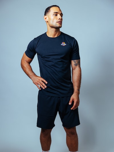 Lifters T-Shirt fonctionnel 'Lift More' en noir, Vue avec produit