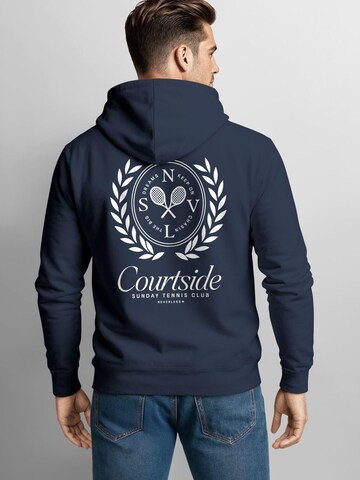 Neverless Sweatshirt 'Courtside Tennis' in Blue