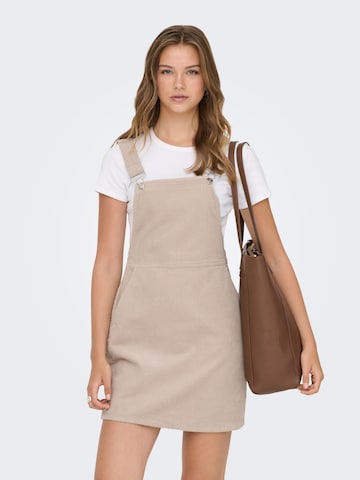 ONLY Jurk 'ONLAMAZING' in Beige: voorkant