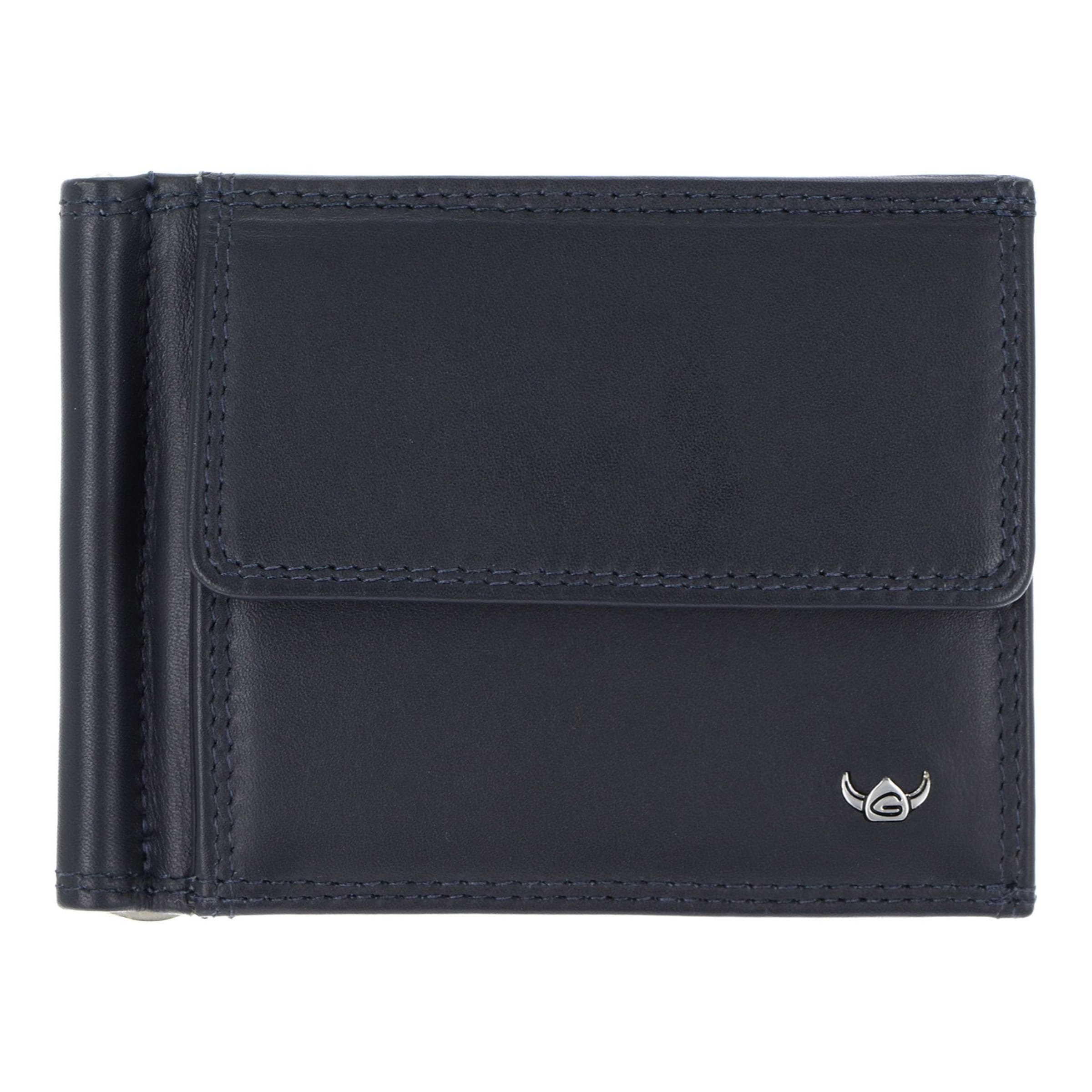Porte-monnaies 'Polo' GOLDEN HEAD en bleu : devant