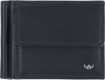 Porte-monnaies 'Polo' GOLDEN HEAD en bleu : devant