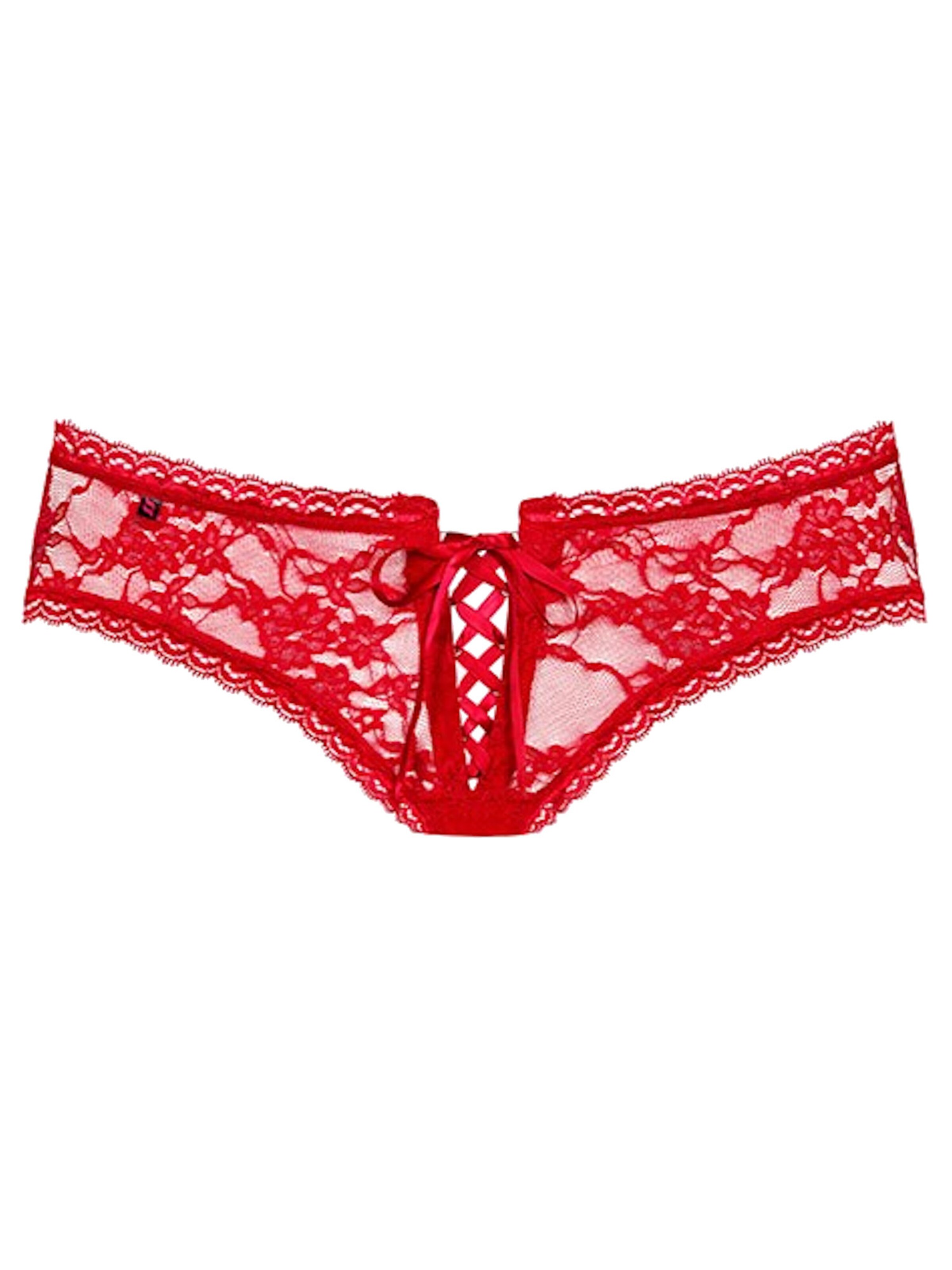 Obsessive Boyshorts 'Hotina Shorties' in Red: front
