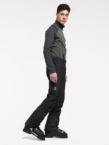Haglöfs Slim fit Outdoor Pants 'Lumi Form' in Black