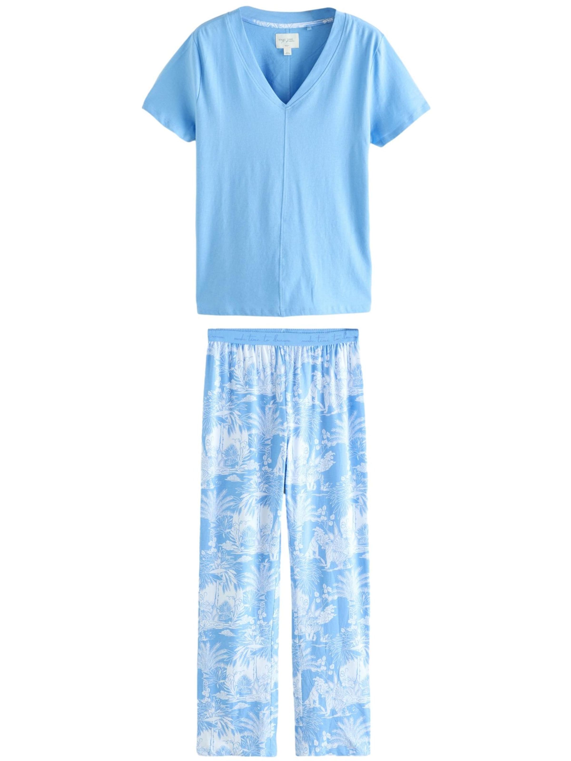 Next Pyjamas i blå: forside