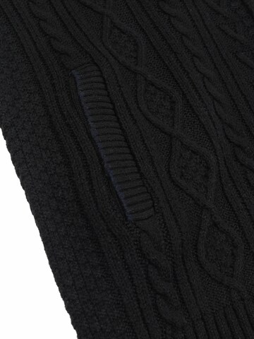 YOUTHUP Strickjacke 'Wertigkeit'‌‌‌‌‌‌ in Schwarz