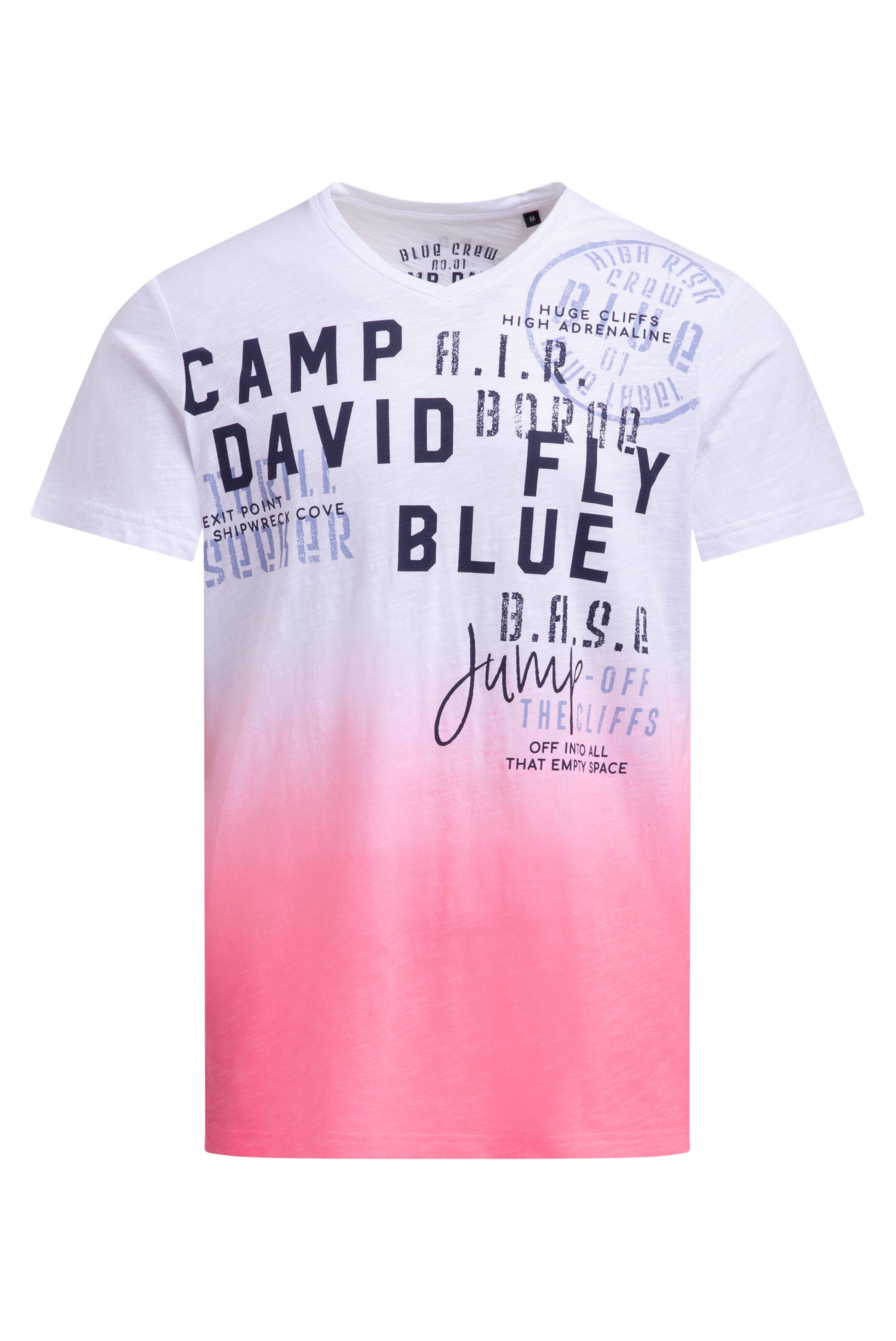 CAMP DAVID Shirt in Pink: front