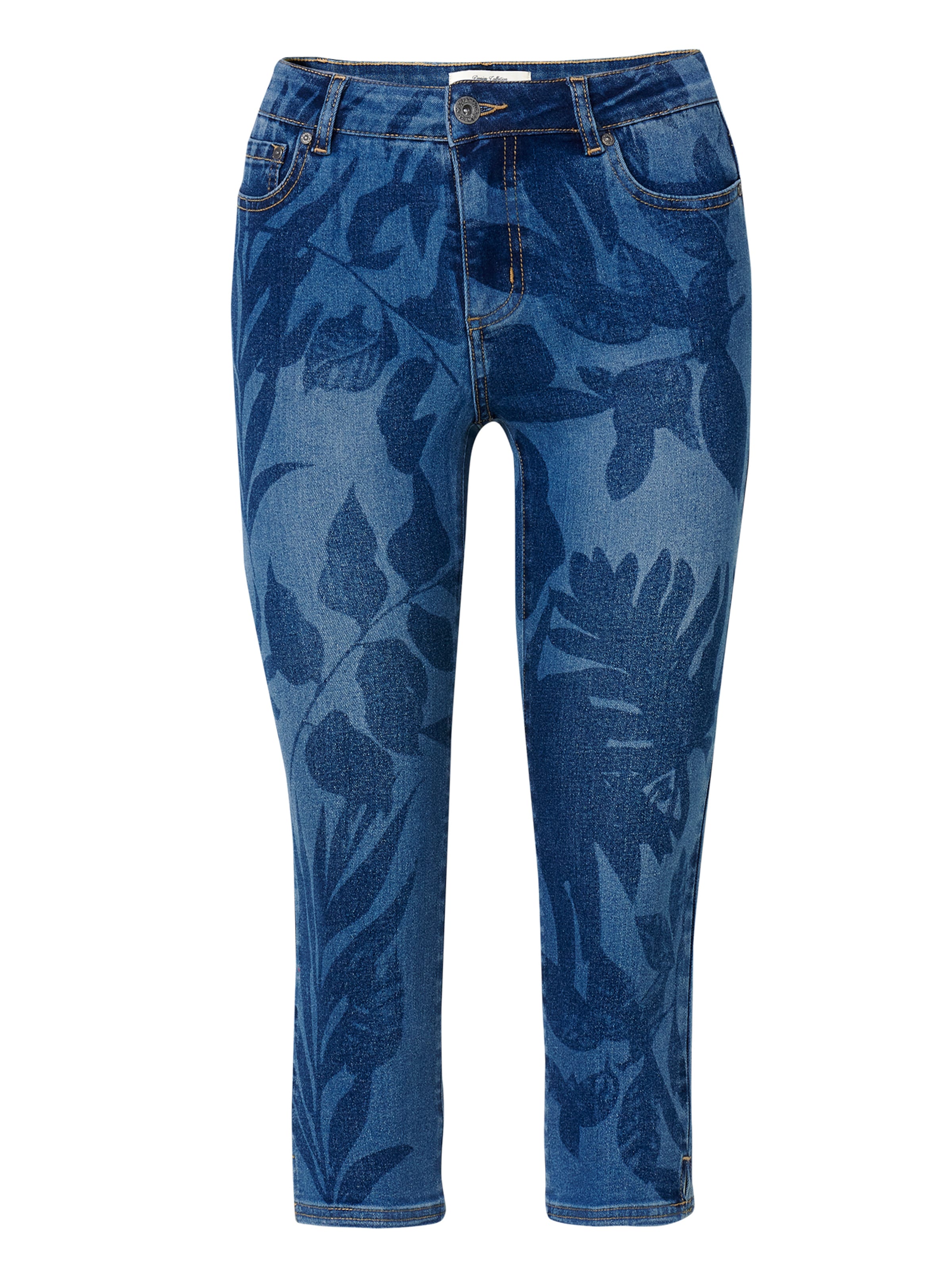 Coupe slim Jean KOROSHI en bleu : devant