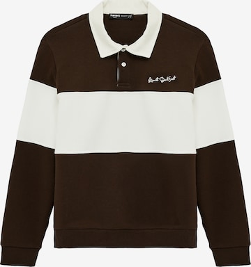 Koton Sweatshirt in Braun: Vorderseite