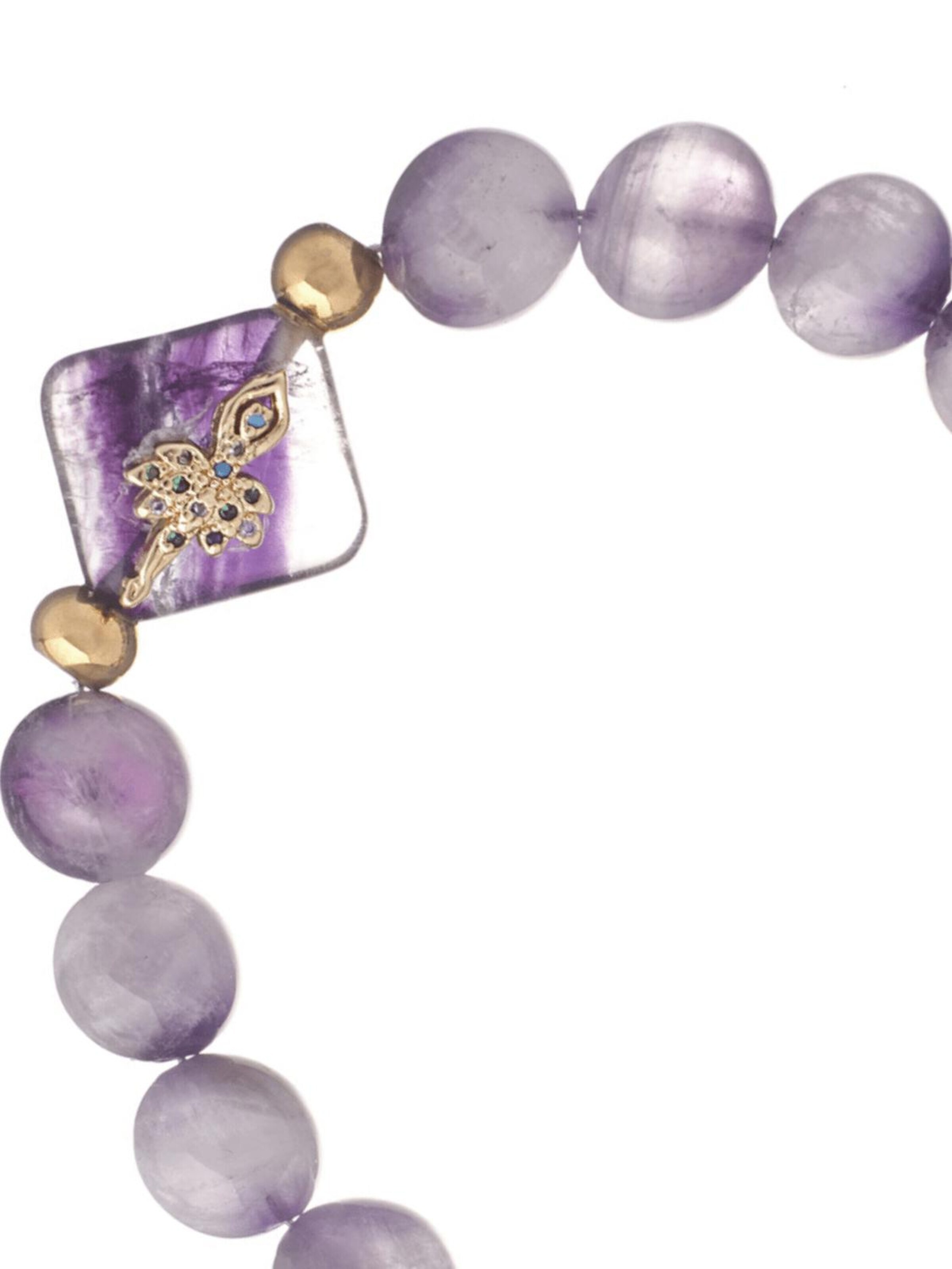 THE GEM STORIES JEWELRY Βραχιόλι σε λιλά