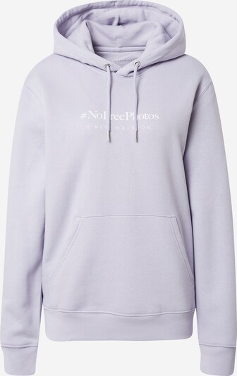 EINSTEIN & NEWTON Sweatshirt 'Free Photos' in Pastel purple / White, Item view