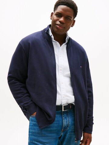 Tommy Hilfiger Big & Tall Вязаная кофта 'ESSENTIAL' в Синий: спереди