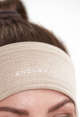 ENDURANCE Sportstirnband 'Nevier' in Braun