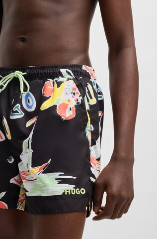 HUGO Badeshorts 'Calala' in Schwarz