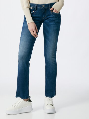 Regular Jeans 'Piper' de la Herrlicher pe albastru: față