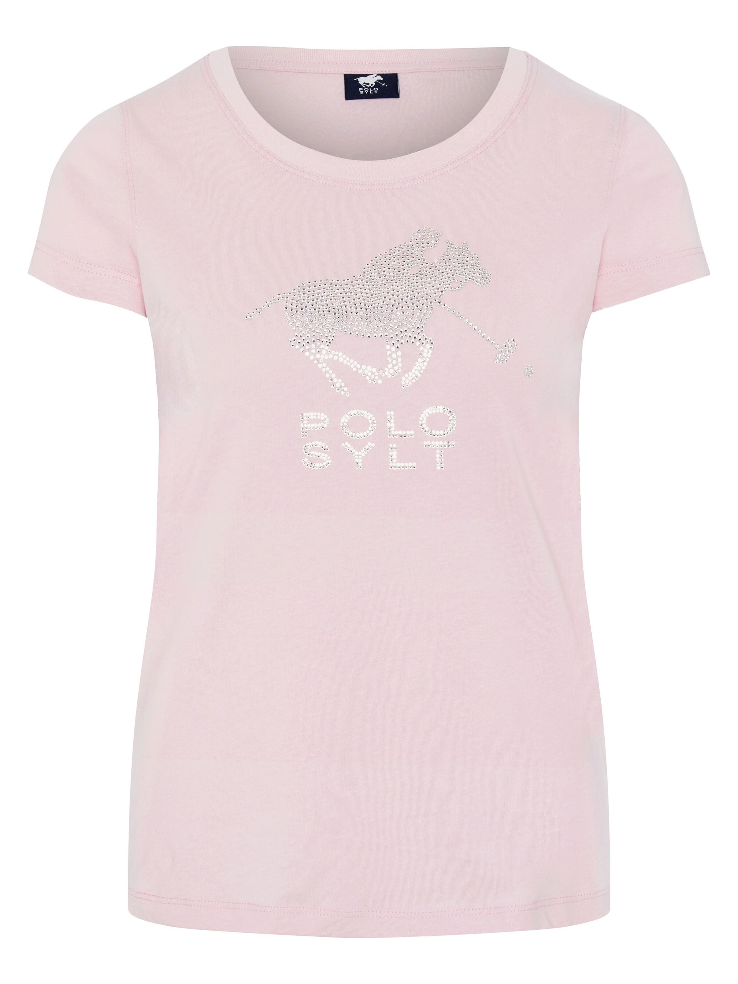 Polo Sylt Shirt in Pink: front