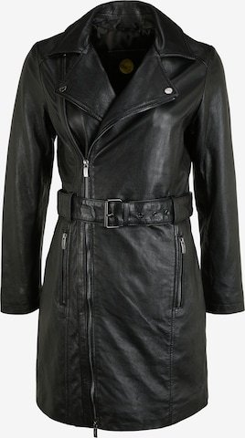 BUFFALO Between-Seasons Coat 'Midnight' in Black: front