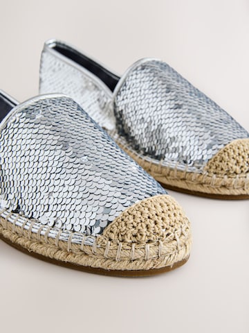 Next Espadrilles 'Forever Comfort' in Silver