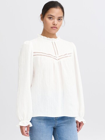 Chemisier ' IXSASSY ' ICHI en blanc