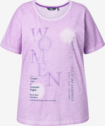 Ulla Popken Shirt in Purple: front