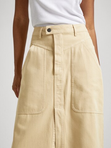 Pepe Jeans Skirt 'Shelby' in Beige