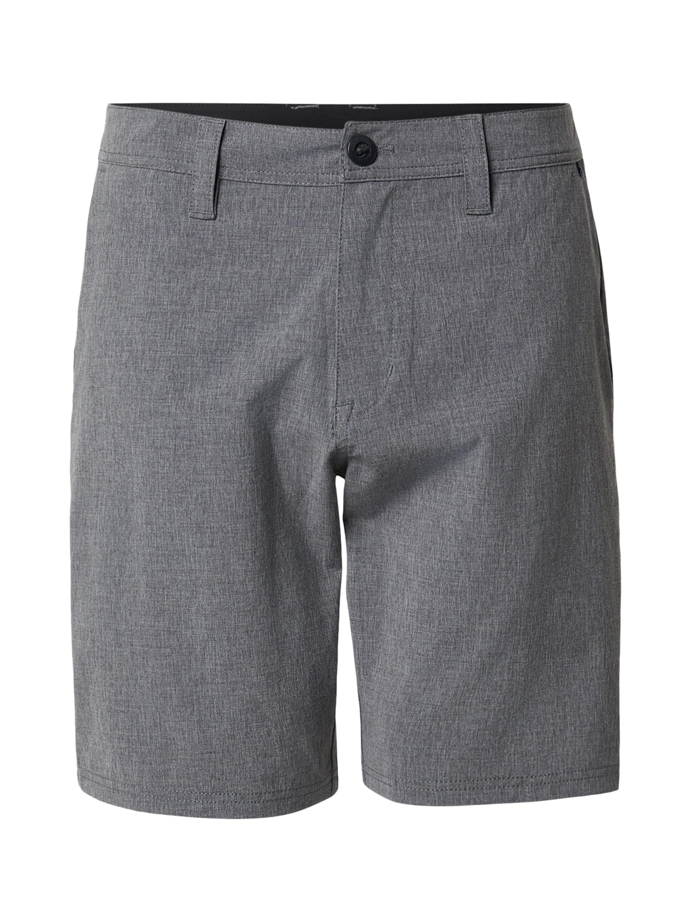 pilka Volcom Standartinis „Chino“ stiliaus kelnės 'Frickin': priekis