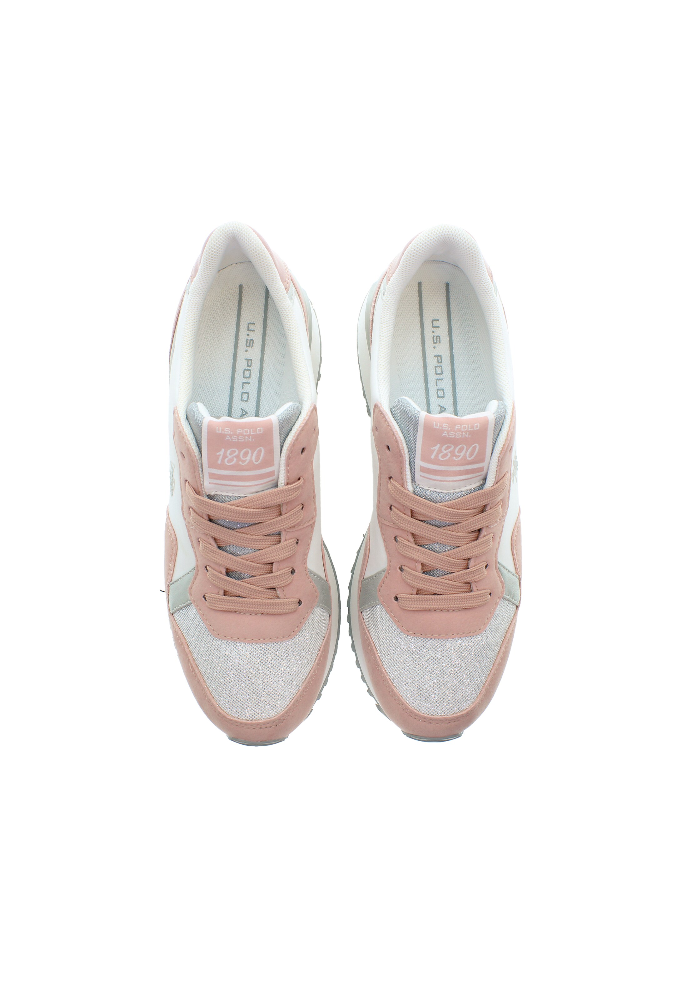 U.S. POLO ASSN. Platform trainers 'BAYLE003W/5TU1' in White