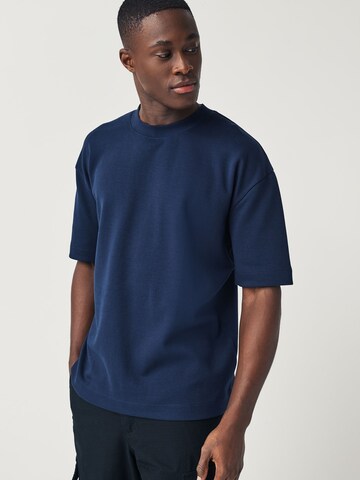 Next Shirt in Blue: front