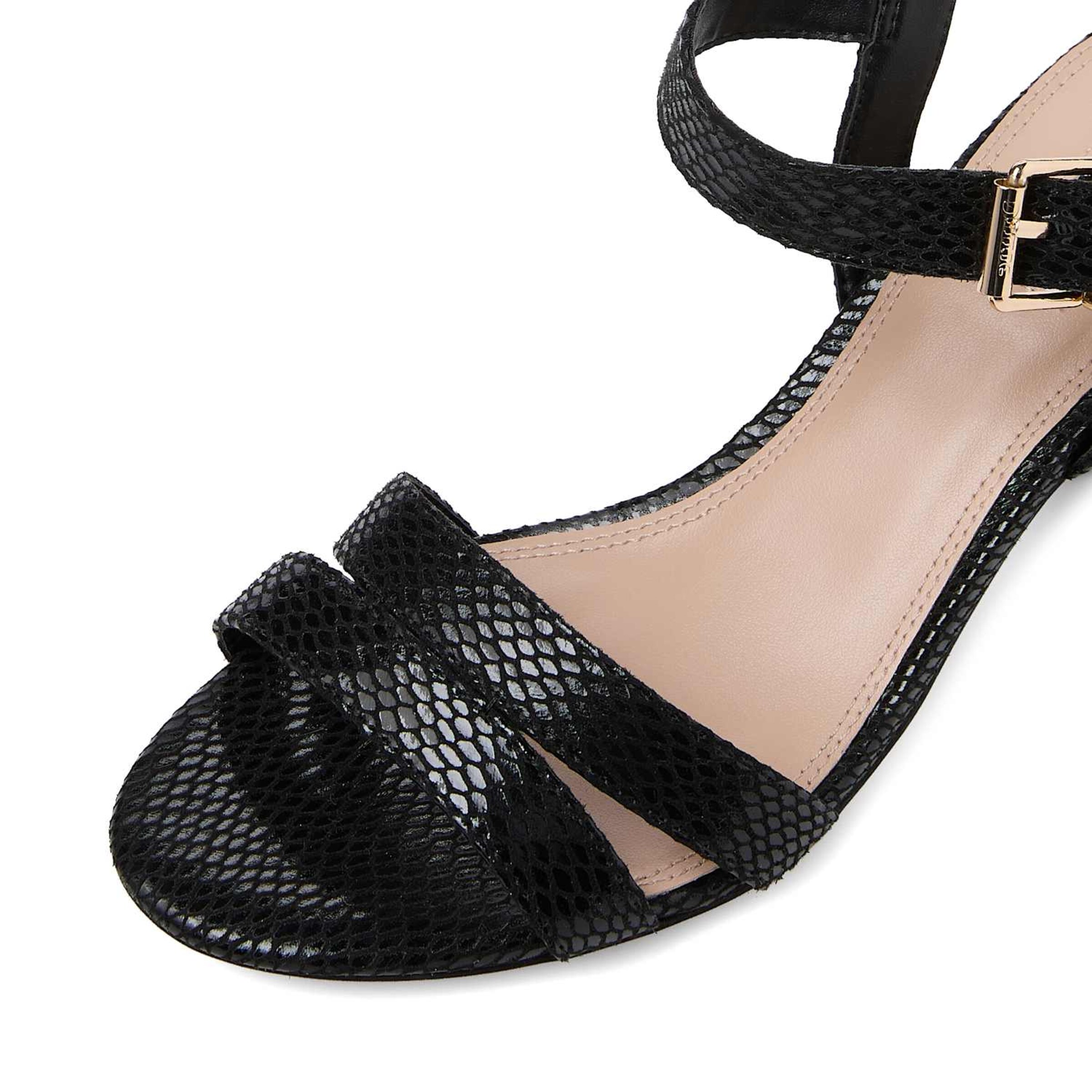 Dune LONDON Sandalen met riem in Zwart