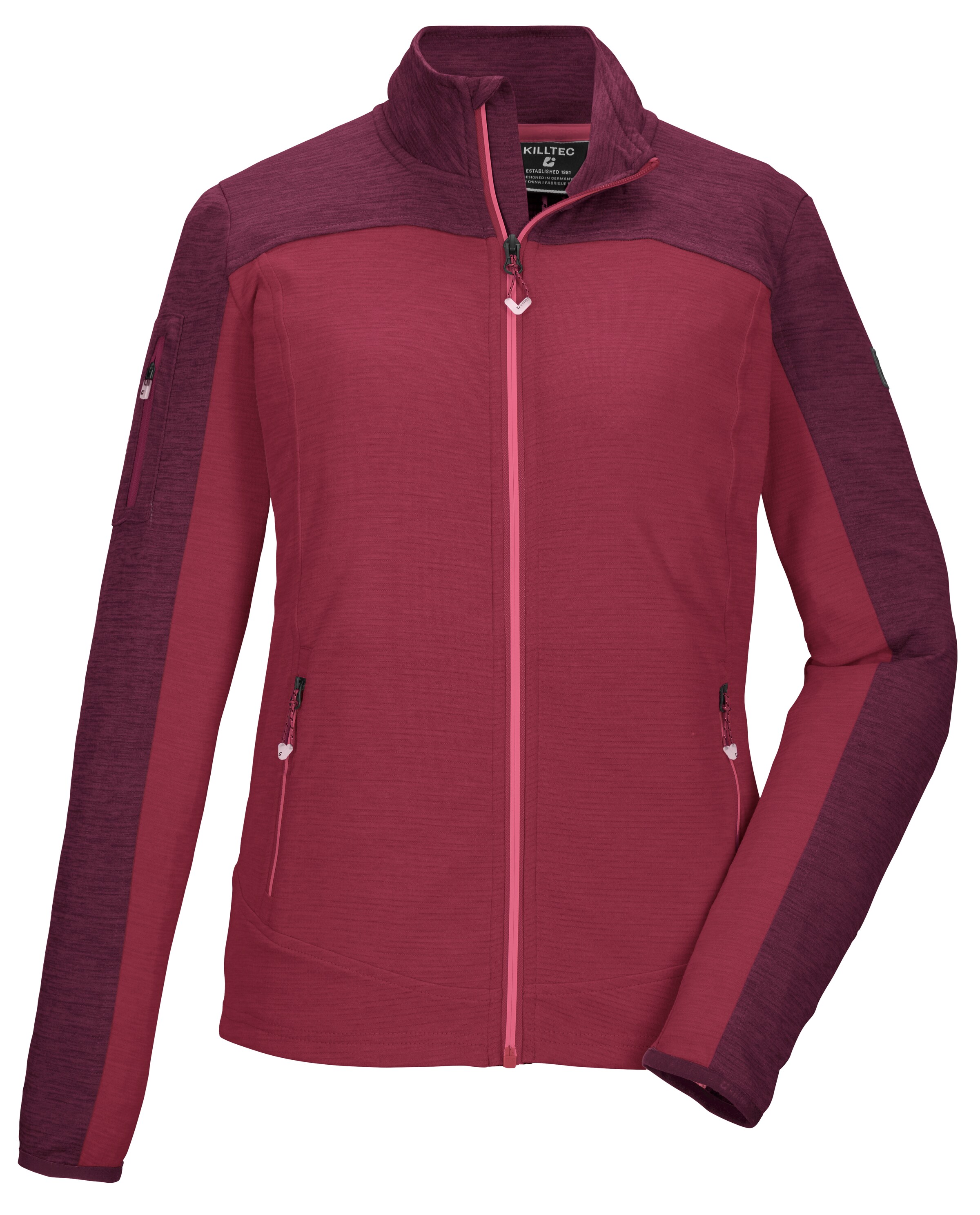 KILLTEC Outdoor Jacket in Purple: front