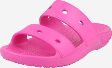 Crocs Buty na plażę/do kąpieli w kolorze różowy: przód