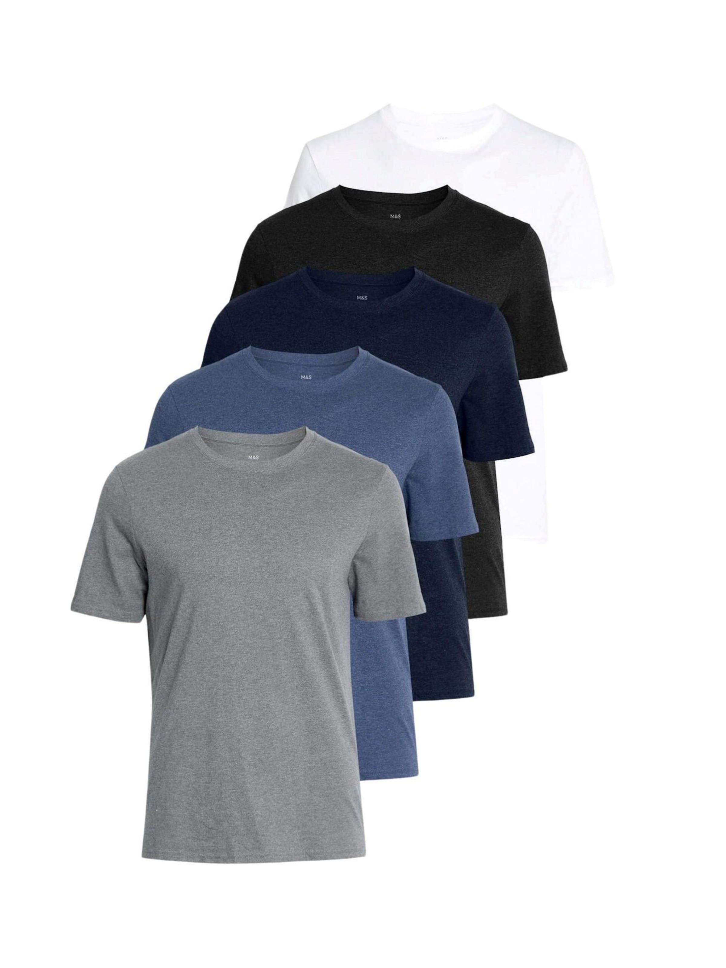 Marks & Spencer Shirt in Blue: front