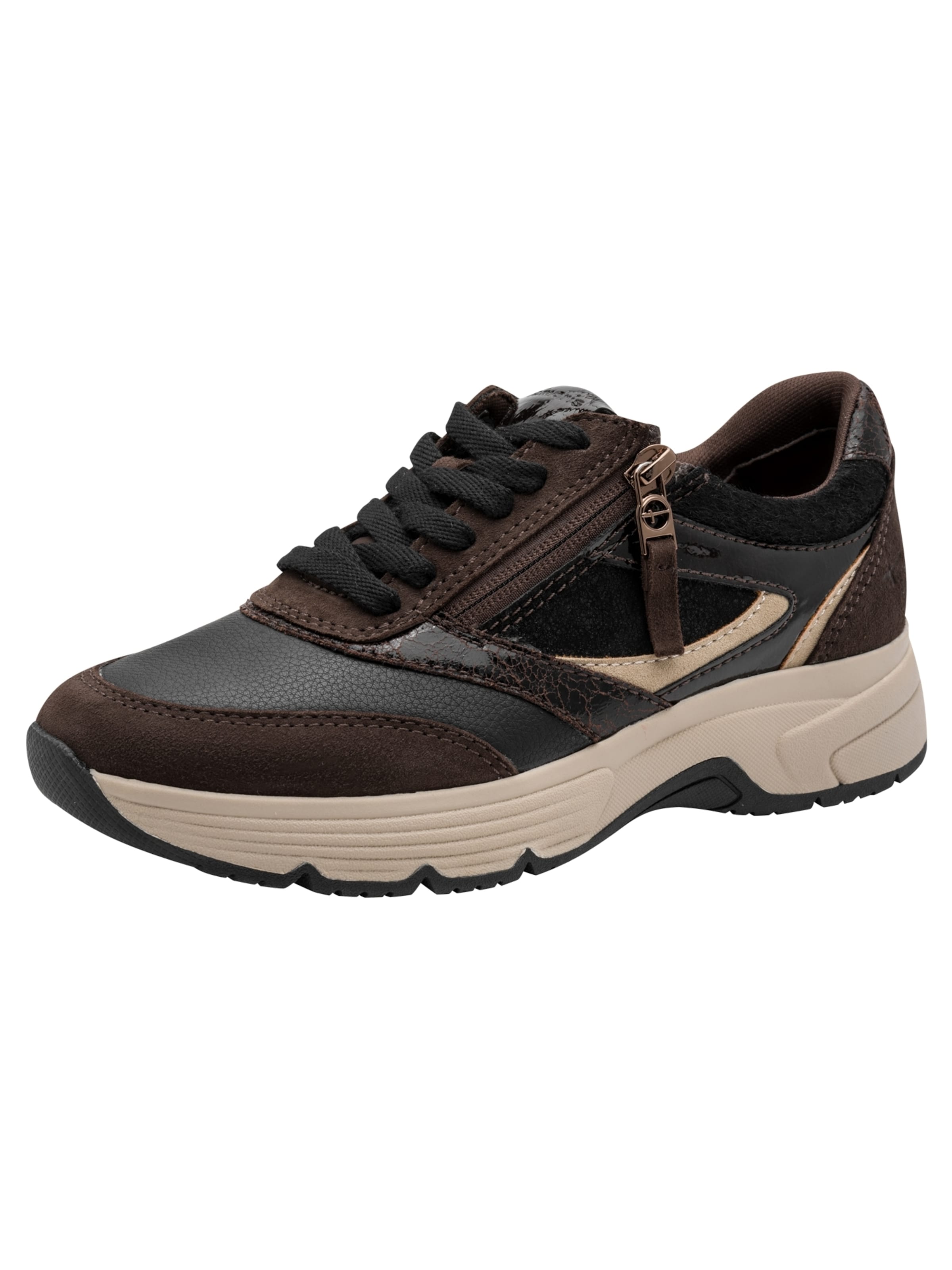 Tamaris Sneaker in Braun: Vorderseite