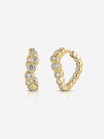 CLASSYANDFABULOUS Jewelry Ohrringe 'ONDA DI LUSSO'‌‌‌ in Gold: Vorderseite