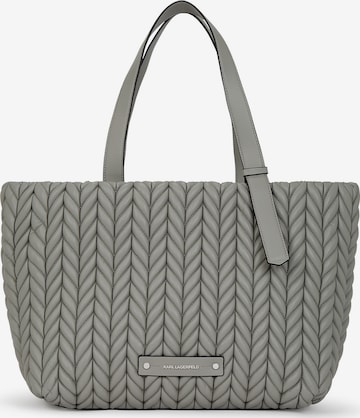 Karl LagerfeldShopper torba - siva boja: prednji dio